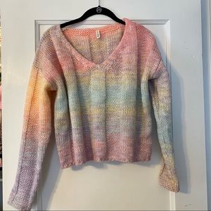 Raga pastel rainbow sweater